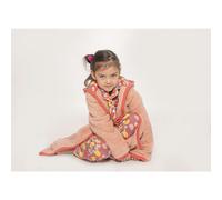 Luca and Rosa Lemon Grove Girls Dressing Gown And Button Up Pyjamas Luxury Gift Set - Pink, 3-4 years