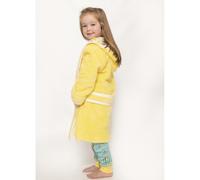 Luca and Rosa Lemon Grove Yellow Girls Fleece Dressing Gown - Yellow, 5-6 years