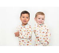Luca and Rosa Toddler boy pyjamas - dinosaur print - 2-3 years - Yellow