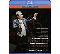 AJ Glueckert; Ekaterina Semenchuck; Alex Esposito; Adolfo Corrado; Luca Bernard; Sebastian Geyer; Massimo Popolizio; Lorenzo Fratini; Tiziano Mancini; Orchestra e Coro del Maggio Musicale Fiorentino; Daniele Gatti - Igor Stravinsky: Oedipus Rex; Ildebrando Pizzetti: Three Orchestral Preludes for Oedipus Rex by Sophocles [Blu-ray] [Region Free]