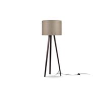 Luca floor lamp smoked oak / felt bronze gray Maigrau - 4250298774916