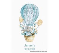 Luca-S B1150 Rabbit in a Flying Balloon - Cross Stitch Kit | embroidery by Marussia