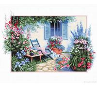Luca-S Cross Stitch Kit, Cotton, Multicoloured, 42x28cm