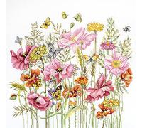 Luca-S B2387 August Bouquet - Cross Stitch Kit