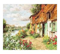 Luca-S B571 Landscape Cross Stitch Kit Cotton, Multi-Coloured 42.5 x 34 cm