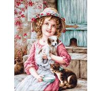 Luca-S Best of Friends Counted Cross Stitch Kit