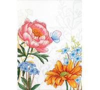 Luca-S Cross Stitch Set, Cotton, Multicoloured, 22,5x31,5cm