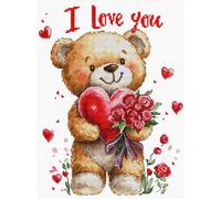Luca-S Cross Stitch Kit Bouquet of Love, B1441