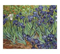 Luca-S counted Cross Stitch kit "Irises reproduction of Van Gogh", 42,5x34cm, DI