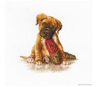 Luca-S Cross Stitch Kit, Cotton, Multicoloured, 18x17,5cm
