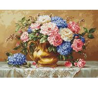 Luca-S counted Tappiserie kit "Golden Bloom", 30x21cm
