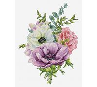 Luca-S Cross Stitch Kit Anemone, B7017
