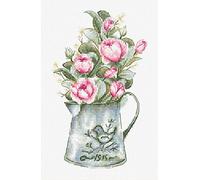 Luca-S Cross Stitch Kit Bouquet with Roses, B7006