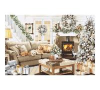 Luca-S Cross Stitch Kit - Dreaming of a White Christmas