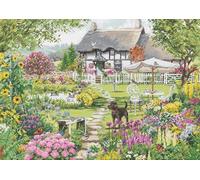 Cross Stitch Kit Luca-S Gold - Cottage Garden, B2412