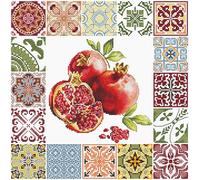 Luca-S Cross Stitch Kit Mosaic Heart of The Pomegranate, B7058