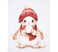 Luca-S Cross Stitch Kit Snow Magic, B1418, Counted Cross Stitch Kit for Adults, Needlecraft and Embroidery Kit