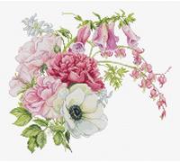 Luca-S Cross Stitch Kit Spring Bouquet, B7018