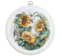 Luca-S Cross Stitch Kit Sunflower, Embroidery Kit BC202