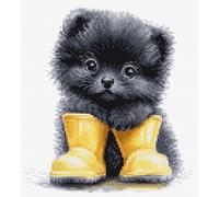 Luca-S Cross Stitch Kit The Little Adventurer, B1420, Counted Cross Stitch Kit for Adults, Needlecraft and Embroidery Kit