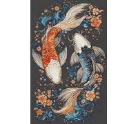 Luca-S Cross Stitch Kit Two Magic Fish, BU5091, Counted Cross Stitch Kit for Adults, Needlecraft and Embroidery Kit