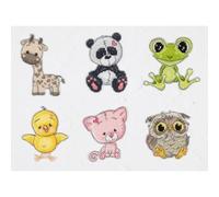 Luca-S Cross Stitch Set Ornaments Friends III Set 6-Piece Counted Pattern