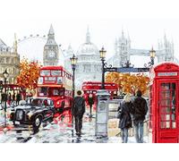Luca-S DIY Cross Stitch Kit - London, B2376, Counted Cross Stitch kit for Adults, Embroidery and Needlecraft Kit