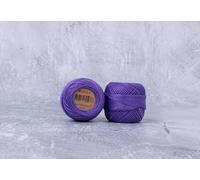 Luca-S Premium Coton Pearl Embroidery Thread Size 8, 100% Egyptian Cotton Crochet Yarn, Cross Stitch Embroidery Yarn, Oeko TEX Certified, 10 Grams per Ball Color 131 Box