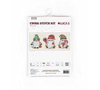 LUCA-S QUALITY FOR EVERYONE Toys Cross Stitch Kits - Christmas Gnomes JK030