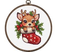Luca-S Santa Claus Surprise Counted Cross Stitch Kit