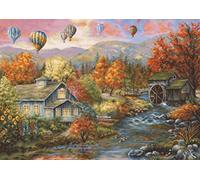 Luca-S SRL Cross Stitch Kit Luca-S - Autumn Creek Mill B616