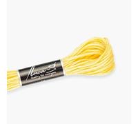 Luca-S Stranded Cotton Thread for Hand Embroidery, 8 Meter skeins, Color 371 / DMC 745 / Anchor 301, Embroidery Floss, Cross Stitch Thread