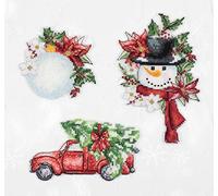 LUCA-S QUALITY FOR EVERYONE Toys Cross Stitch Kits - Christmas Toys, JK037