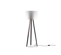 Luca Stand high floor lamp smoked oak / white Maigrau - 02_1003_02_01
