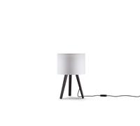 Luca Stand little table lamp smoked oak / white maigrau - A++,A+,A,B,C,D,E