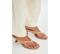 Luca Thong Heels by Jeffrey Campbell at Free People in Camel Suede, Size: US 8 - female