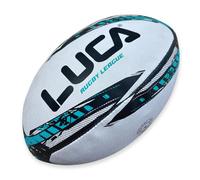 LUCA Training Rugby Ball Official Size 5 - Youth & Adult Hand Stitched Heavy Duty Synthetic Rubber Super Grip