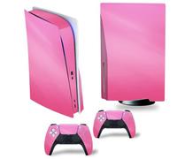 lucaeuden Metallic Skin Compatible With Ps5 Disc Version Of The Controller, With Anti-Slip Features And Modern Design Vinyl Protection Stickers Metal-0043