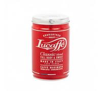 Lucaffè - Ground Coffee Classic 250g Tin | Premium Italian Espresso for Moka Pot & Filter machines | Medium Roast, Sweet, Full-Bodied, Fine Chocolate Aroma