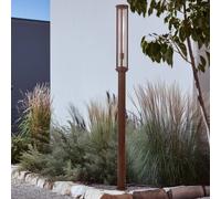 Lucande Alivaro outdoor light, rust-coloured, 220 cm, E27, IP65