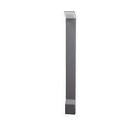 Lucande Bollard Light, Outdoor Driveway Patio Mains LED Lights Aluminium Anthracite Grey Modern Design Light Post Spotlight for flowerbeds Paths Entrance and Garden gate 100 cm IP54