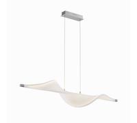 Lucande Ceiling Light Edano dimmable (Modern) in White Made of Textile for e.g. Living Room & Dining (1 Light Source,) from Pendant Lighting, lamp Hanging Ceiling