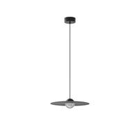 Lucande Ceiling Light Tethrion (Design) in Black Made of Aluminium for e.g. Living Room & Dining (1 Light Source,) from Pendant Lighting, lamp Hanging Ceiling