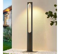 Lucande Dovino LED lamp post, 150 cm