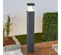 Lucande Egon LED path light, height 90 cm, graphite grey, IP54