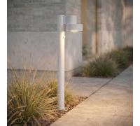 Lucande Elune LED path light, Light Grey, Sensor, IP44, 77 cm