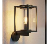 Lucande Outdoor Wall Light Ferda dimmable (Modern) in Black Made of Aluminium (1 Light Source, E27) from wall lamp for Exterior/Interior Walls House Terrace und Balcony