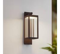 Lucande Ferdinand LED outdoor wall lamp, rust-coloured, metal, IP54