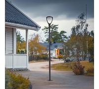 Lucande Filor LED outdoor light, black, aluminium, 250 cm