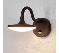 Lucande Finny - LED outdoor wall lamp with motion detector